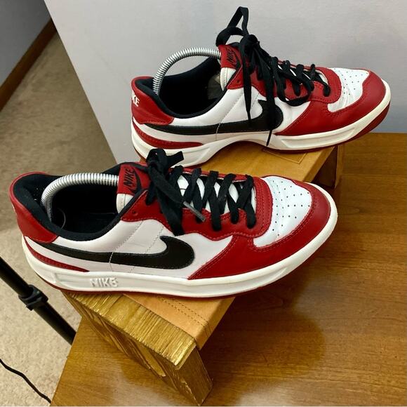 VINTAGE 2002 Nike ACE '83 Mens Sz 9 Women’s 10.5 Chicago Bulls Jordan 1 Colorway - Picture 11 of 15